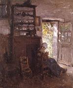 Nicolae Grigorescu Interior in Vitre china oil painting reproduction